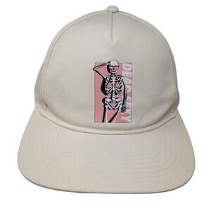 Dead Sexy Snapback 5 Panel Cap Beige One Size Adjustable Cotton Chomp